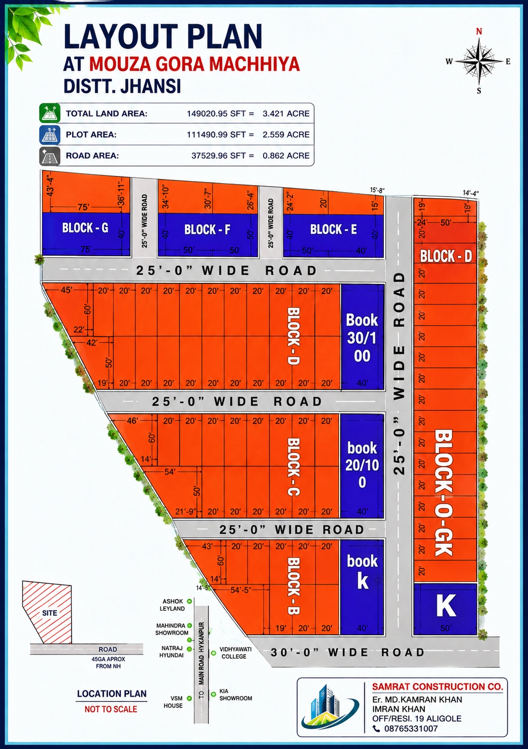 Plot G-02 Gora Machhiya Jhansi